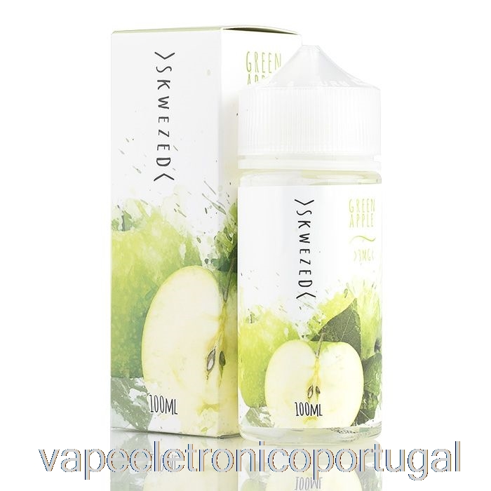 Vape Eletrônico Maçã Verde - E-líquido Skwezed - 100ml 6mg
